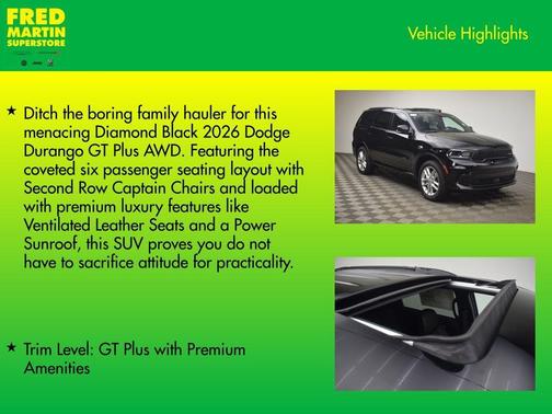 2026 Dodge Durango GT