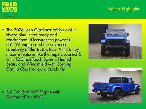 2026 Jeep Gladiator Sport