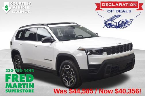 Bright White Clearcoat 2026 Jeep Cherokee LAREDO/LIMITED