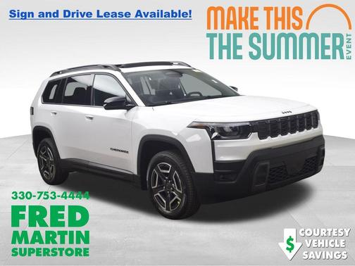 Bright White Clearcoat 2026 Jeep Cherokee LAREDO/LIMITED