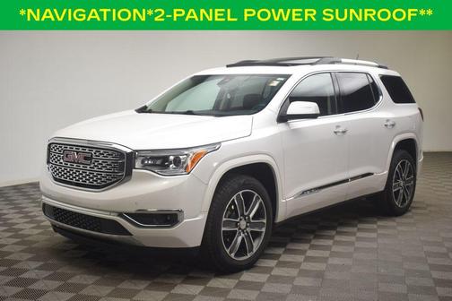 White Frost Tri-Coat 2019 GMC Acadia Denali