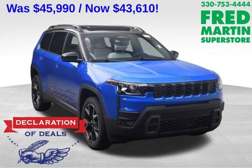 Hydro Blue Pearlcoat 2026 Jeep Cherokee Overland