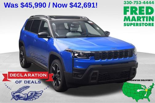 Hydro Blue Pearlcoat 2026 Jeep Cherokee Overland