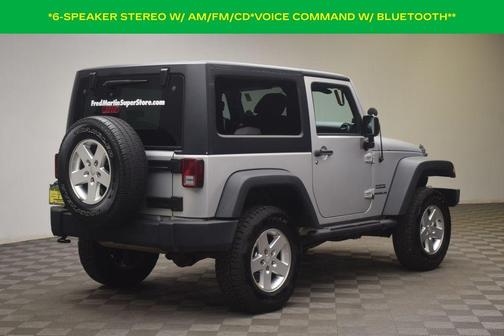 Bright Silver Clearcoat Metallic 2012 Jeep Wrangler Sport