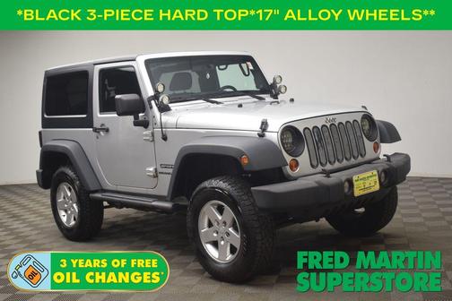 Bright Silver Clearcoat Metallic 2012 Jeep Wrangler Sport