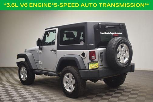 Bright Silver Clearcoat Metallic 2012 Jeep Wrangler Sport