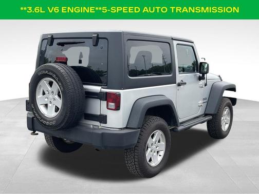 Bright Silver Clearcoat Metallic 2012 Jeep Wrangler Sport
