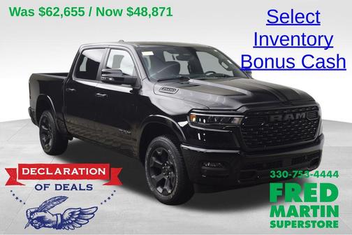 Diamond Black 2026 RAM 1500 Big Horn/Lone Star