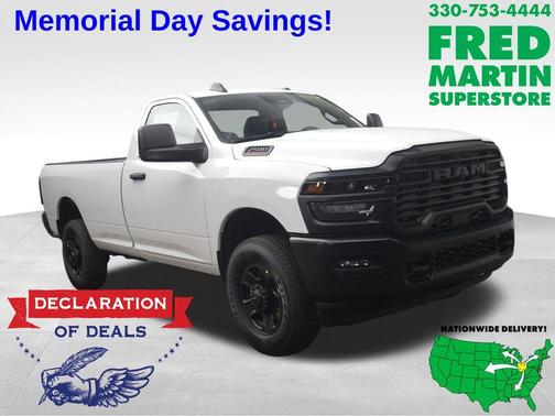 Bright White Clearcoat 2026 RAM 2500 Tradesman