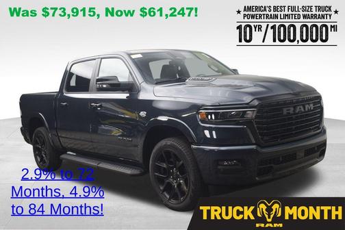 Blue Metallic 2026 RAM 1500 Laramie