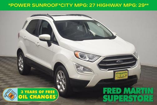 Diamond White 2019 Ford EcoSport SE
