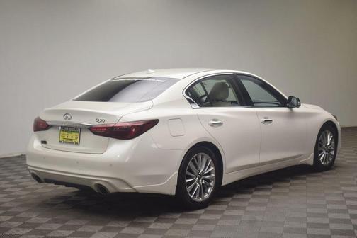 Majestic White 2021 INFINITI Q50 3.0t LUXE