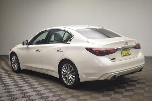 Majestic White 2021 INFINITI Q50 3.0t LUXE