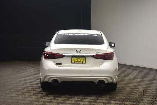 Majestic White 2021 INFINITI Q50 3.0t LUXE