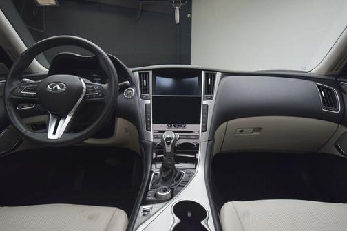 Majestic White 2021 INFINITI Q50 3.0t LUXE