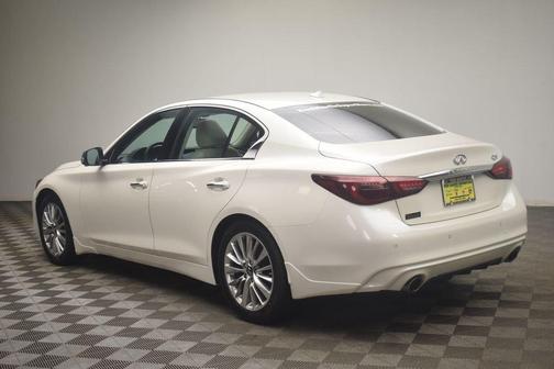 Majestic White 2021 INFINITI Q50 3.0t LUXE