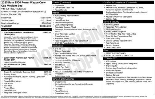 2025 RAM 2500 Rebel/Power Wagon