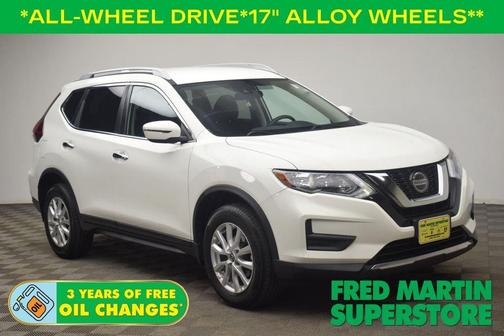 Glacier White 2020 Nissan Rogue S