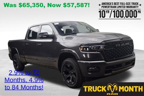 Granite Crystal Clearcoat Metallic 2026 RAM 1500 Big Horn/Lone Star