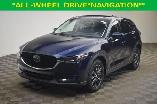 Deep Crystal Blue Mica 2017 Mazda CX-5 Grand Touring