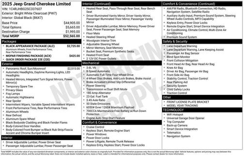 2025 Jeep Grand Cherokee Limited