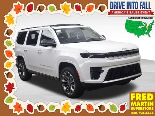 Bright White Clearcoat 2026 Jeep Grand Wagoneer Summit