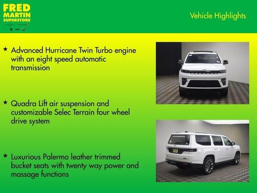 Bright White Clearcoat 2026 Jeep Grand Wagoneer Summit