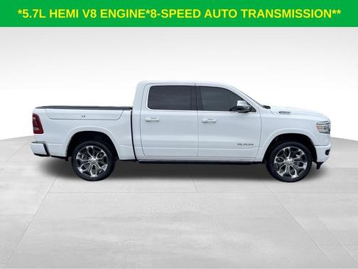 Bright White Clearcoat 2023 RAM 1500 Longhorn