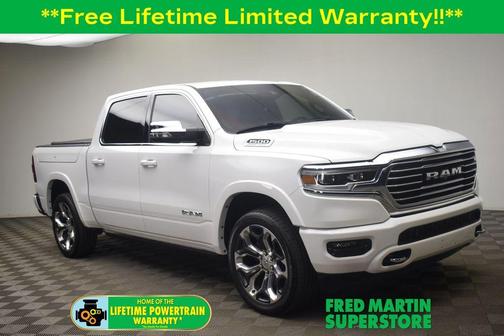 Bright White Clearcoat 2023 RAM 1500 Longhorn