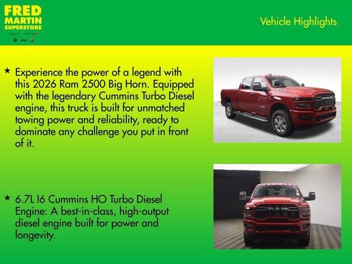2026 RAM 2500 Big Horn