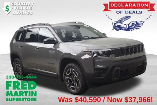 Sting Gray Clearcoat 2026 Jeep Cherokee LAREDO/LIMITED