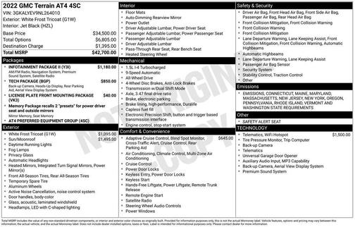2022 GMC Terrain AT4