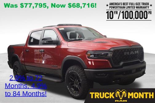 Molten Red Pearlcoat 2026 RAM 1500 Rebel