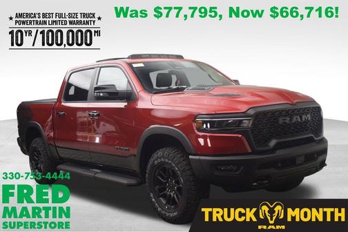 Molten Red Pearlcoat 2026 RAM 1500 Rebel