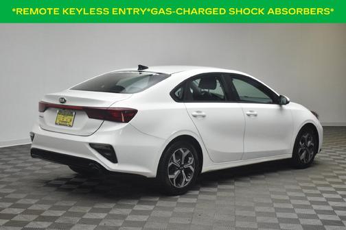 Clear White 2020 Kia Forte LXS