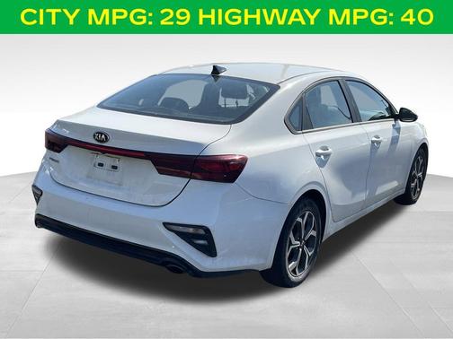 Clear White 2020 Kia Forte LXS