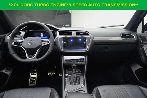 Platinum Gray Metallic 2022 Volkswagen Tiguan 2.0T SE R-Line Black