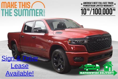 Molten Red Pearlcoat 2026 RAM 1500 Big Horn/Lone Star