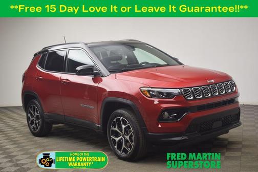 Red 2025 Jeep Compass Limited