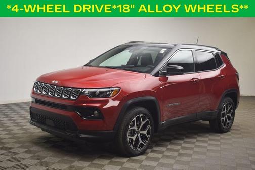 Red 2025 Jeep Compass Limited