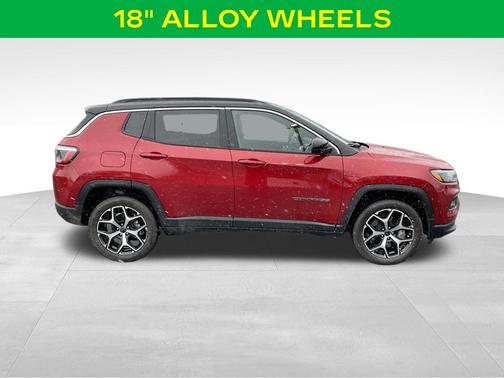 Red 2025 Jeep Compass Limited