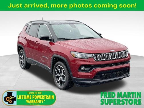 Red 2025 Jeep Compass Limited