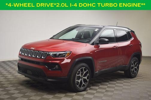 Red 2025 Jeep Compass Limited