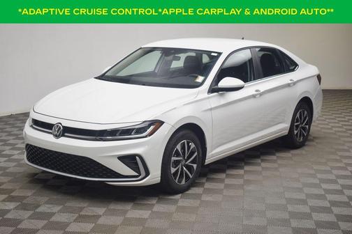 Pure White 2025 Volkswagen Jetta 1.5T S