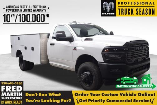 Bright White Clearcoat 2026 RAM 3500 Tradesman