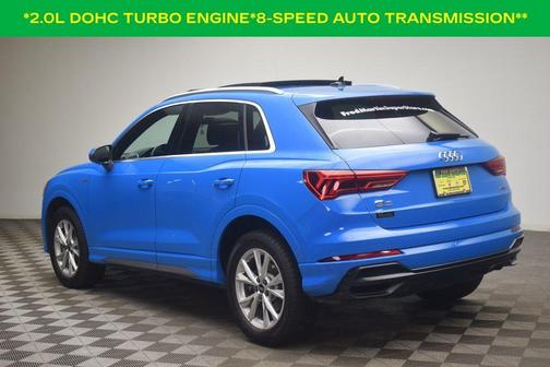 Turbo Blue 2022 Audi Q3 45 S line Premium