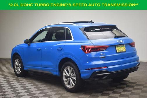 Turbo Blue 2022 Audi Q3 45 S line Premium