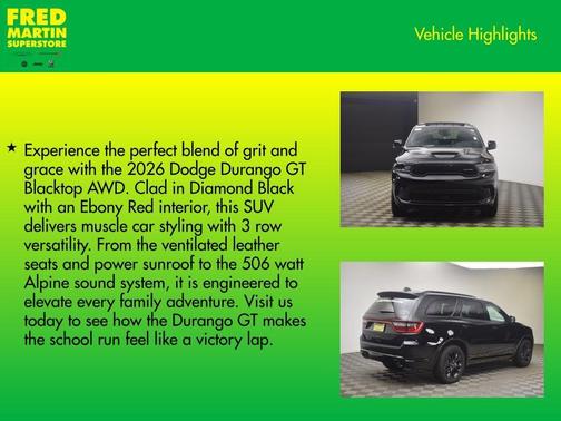 2026 Dodge Durango GT