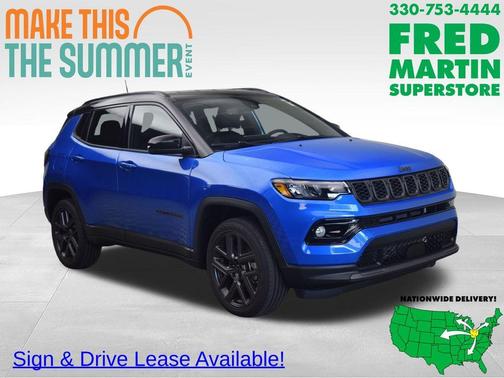 Hydro Blue Pearlcoat 2026 Jeep Compass Limited