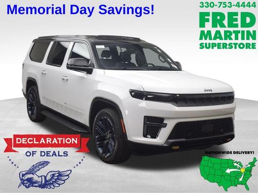 Bright White Clearcoat 2026 Jeep Grand Wagoneer L Base